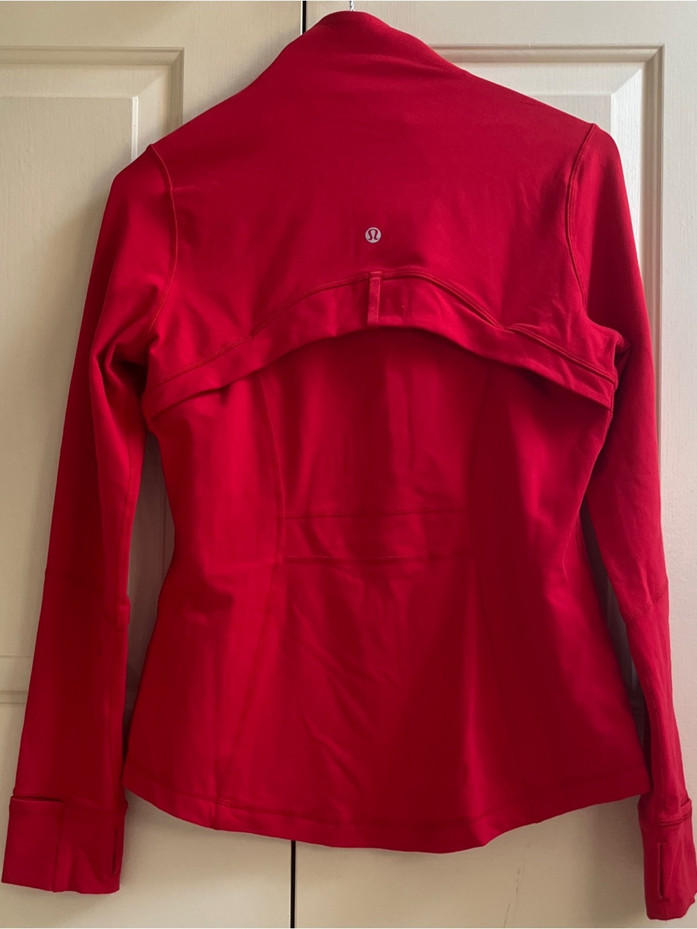 LN!🍒LULULEMON sz 10 Classic DEFINE Jacket CURRANT RED Bright Red *LUON - Picture 3 of 9